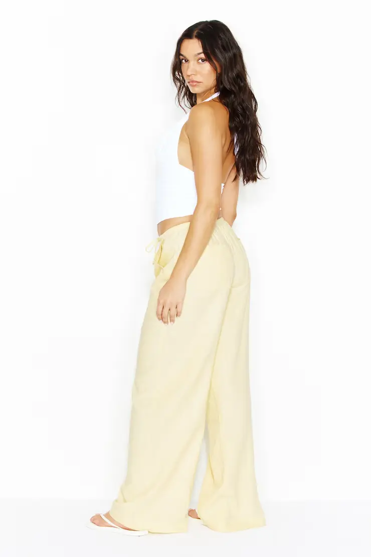Millie Linen Pull-On Pants - Image 2