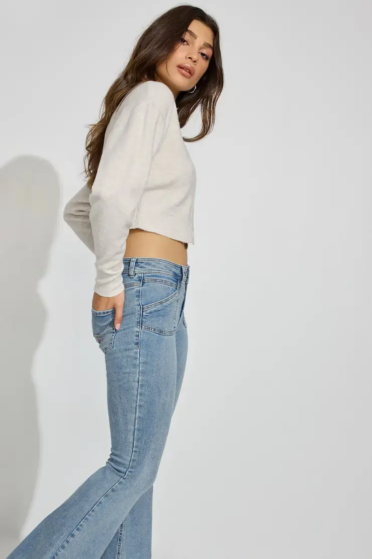 Renee Spongy Cropped Cardigan - Image 2
