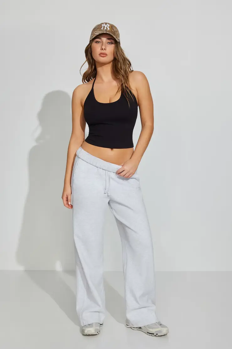 Stretchterry Tie Halter Top - Image 2