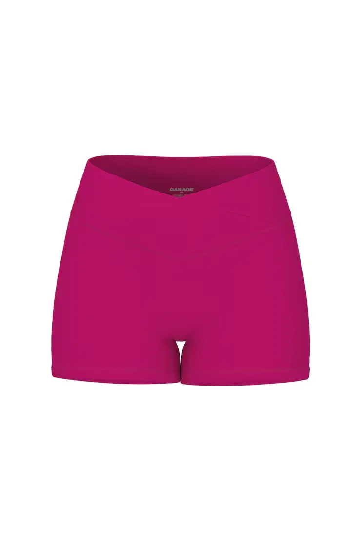 Perfect Peach Cross Front Active Shorts - Image 2