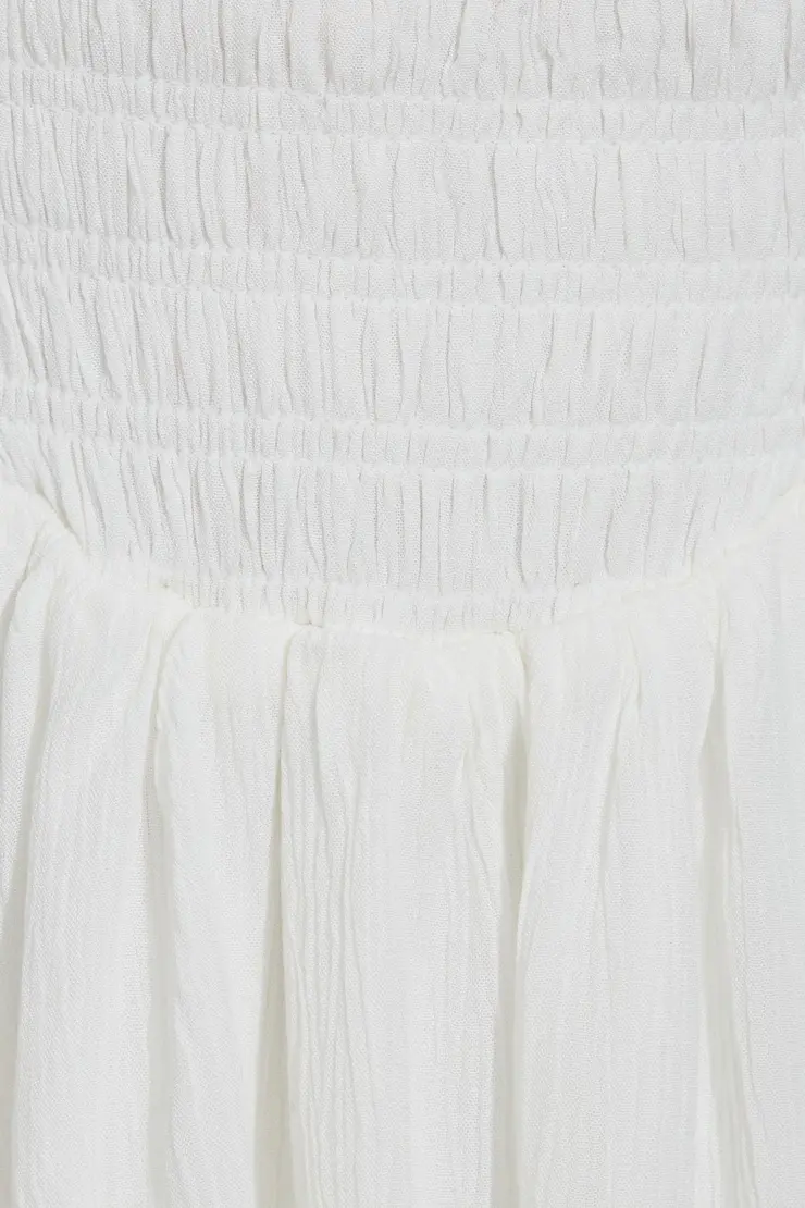 Kenzie Smocked Tiered Romper - Image 6