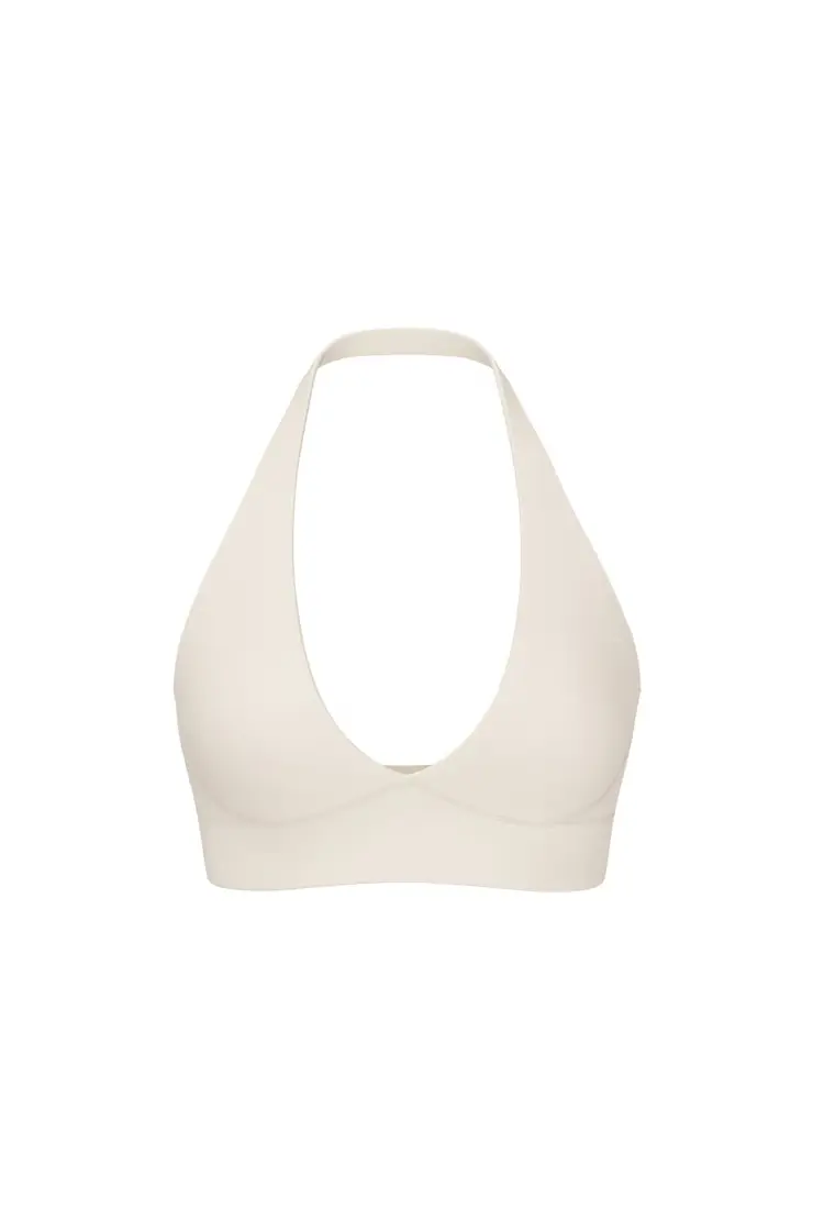 Active Plunge Halter Bra - Image 2