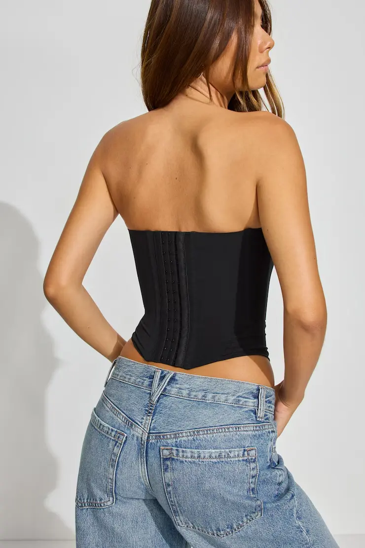 Mesh Longline Tube Corset - Image 6