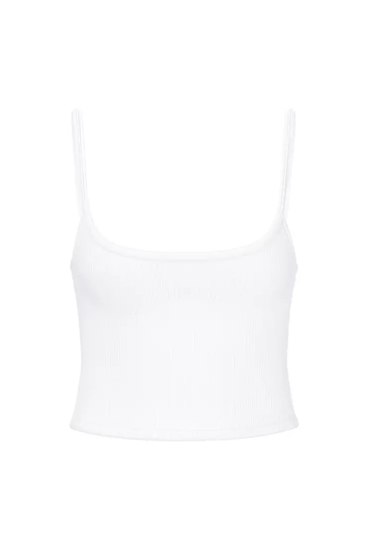Ribbed Scoop Cami Top - Image 2