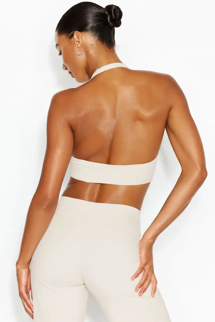 Active Plunge Halter Bra - Image 5